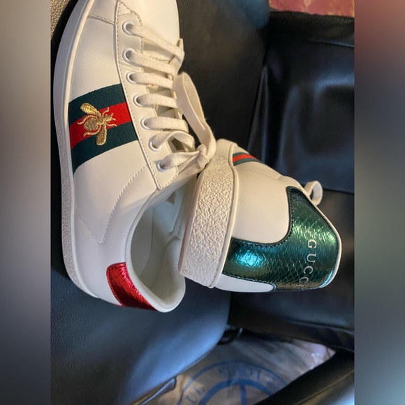 Gucci Ace Bee White Sneakers size:7 check the code inside. - Picture 16 of 16